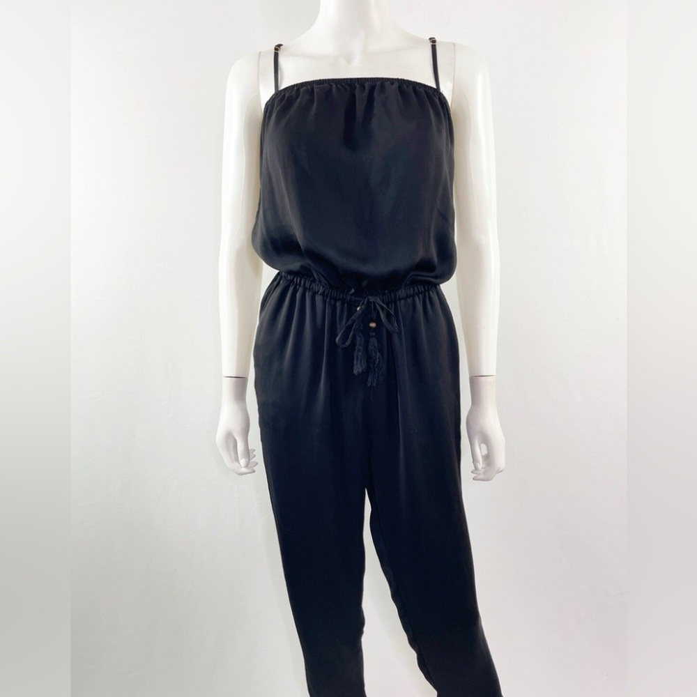 J. Crew Black Sleeveless Jumpsuit